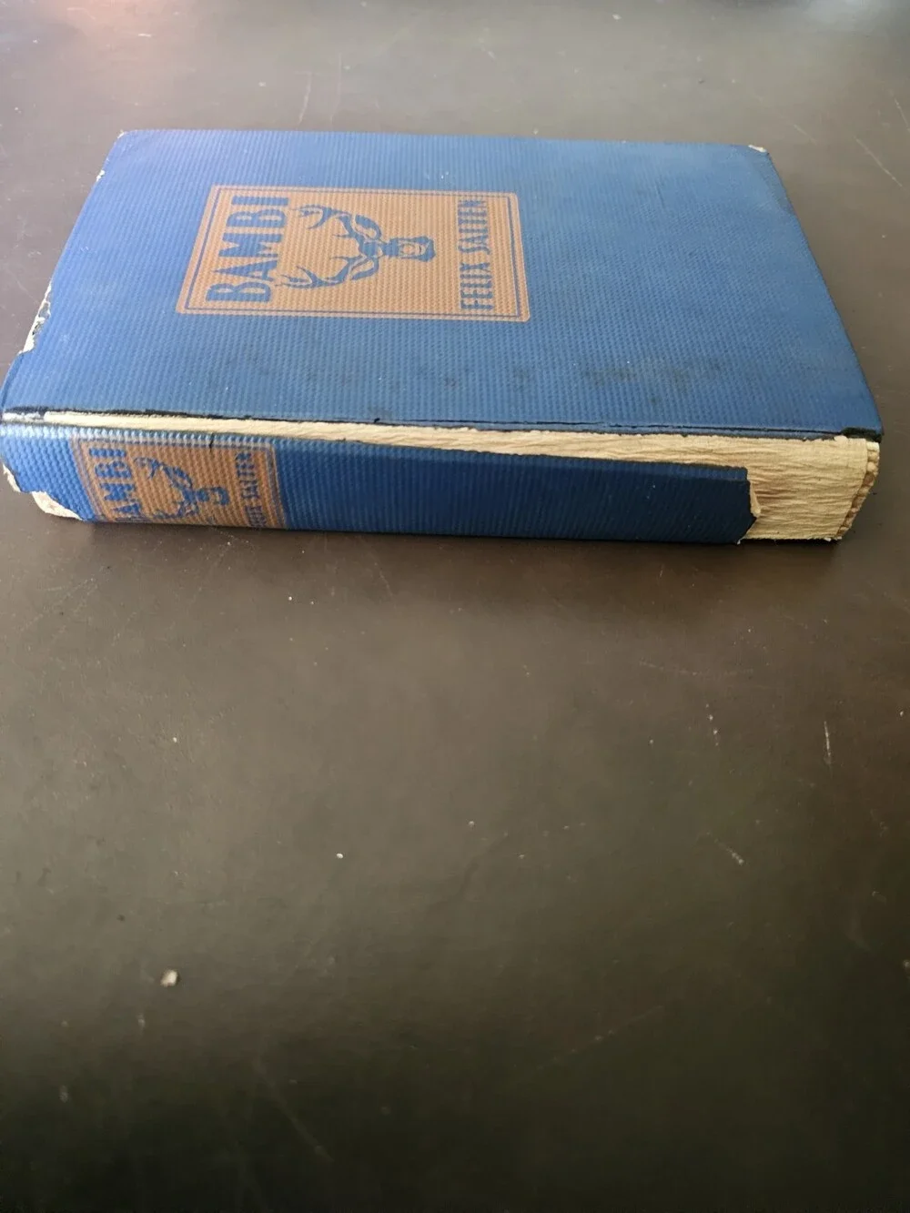 BAMBI Felix Salten Hardcover 1929 Simon & Schuster Spine Damage